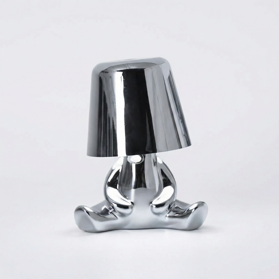 Rechargeable Thinker Table Lamp – USB LED Sculpture Light