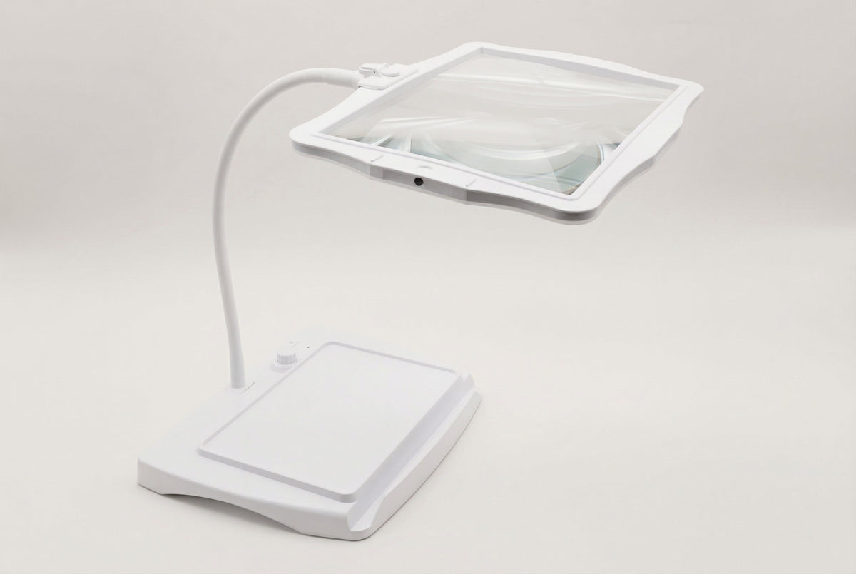 LED Magnifying Desk Lamp – 3× Lens & 48 LEDs