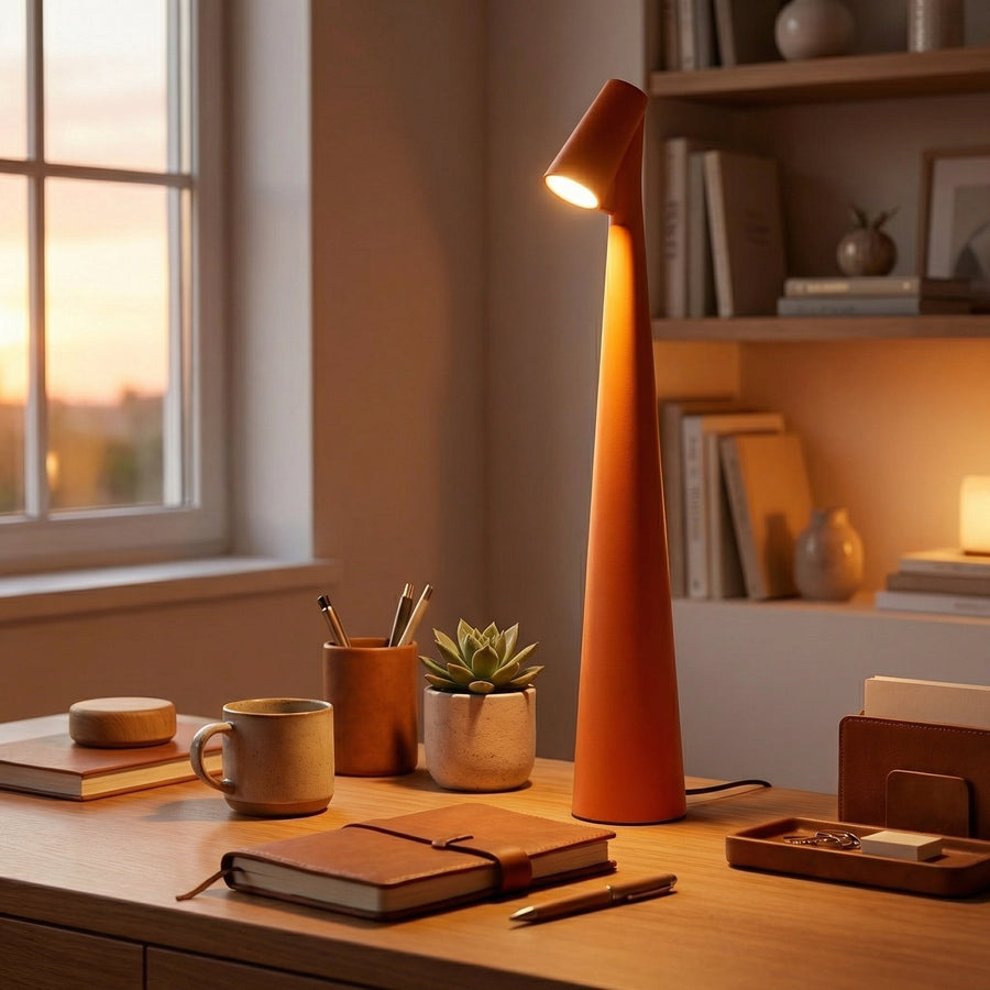 Rechargeable LED Table Lamp – Touch Dimming, 3 Colour Modes