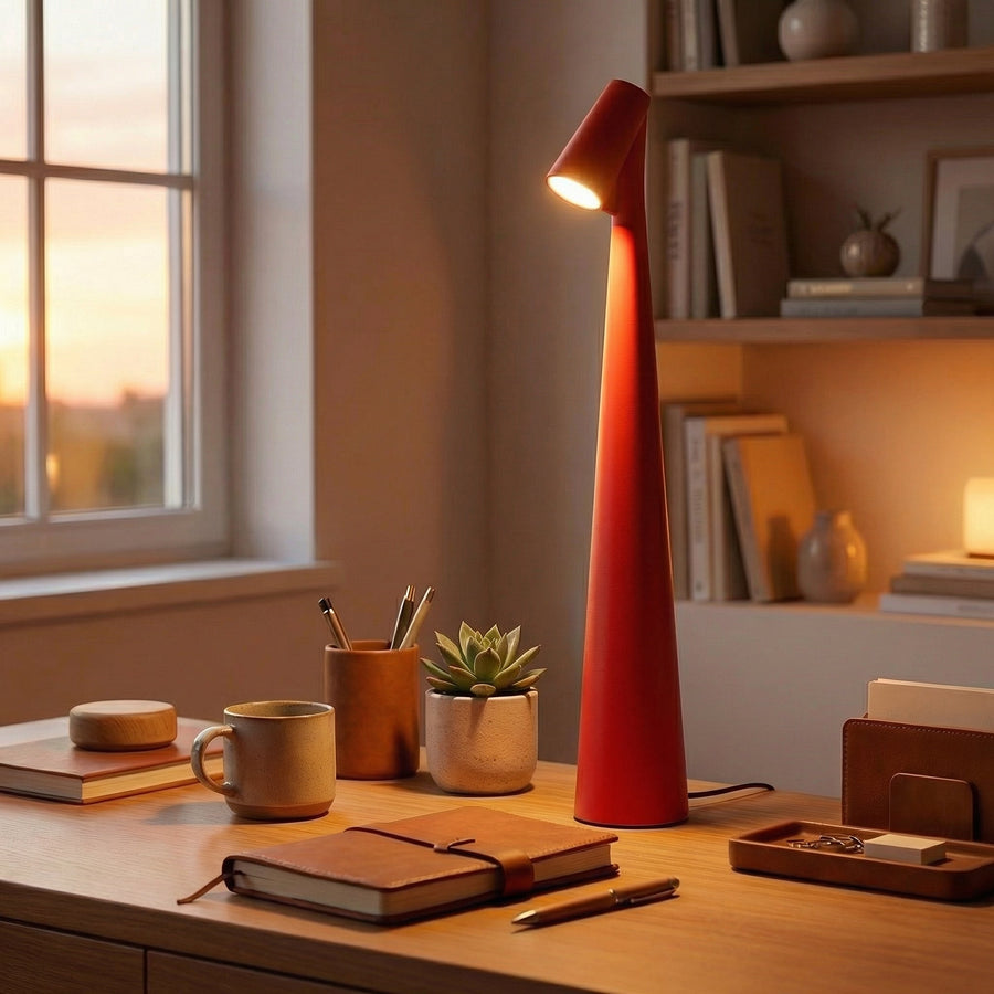 Rechargeable LED Table Lamp – Touch Dimming, 3 Colour Modes