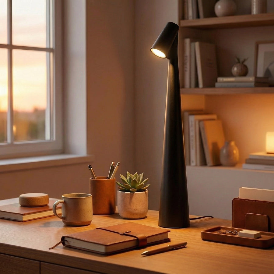 Rechargeable LED Table Lamp – Touch Dimming, 3 Colour Modes