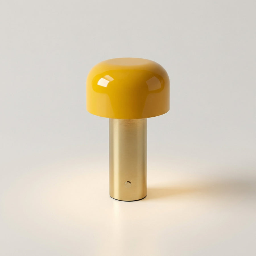 Rechargeable Mushroom Table Lamp – Touch Dimmable LED