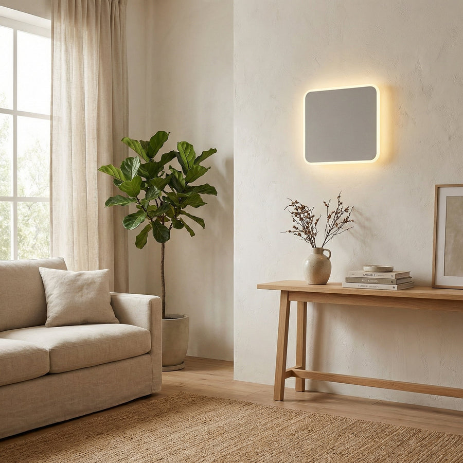 Motion Sensor LED Wall Light – Rechargeable Square Lamp