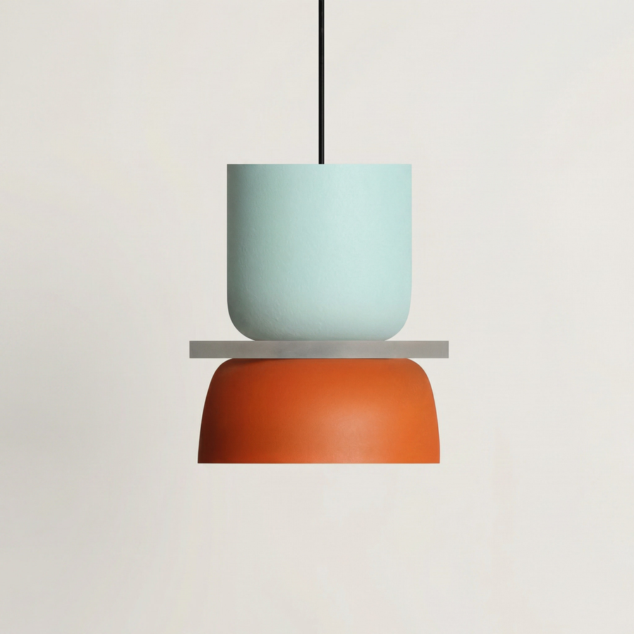 Nordic Macaron Pendant Light – Colourful Acrylic Chandelier