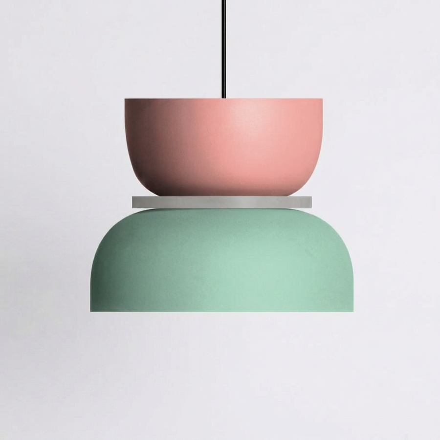Nordic Macaron Pendant Light – Colourful Acrylic Chandelier