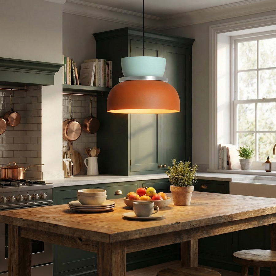 Nordic Macaron Pendant Light – Colourful Acrylic Chandelier