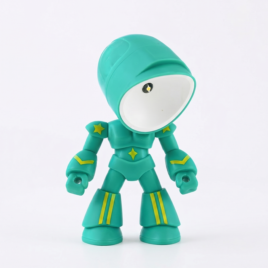Robot LED Night Light – Colourful Bedside Lamp