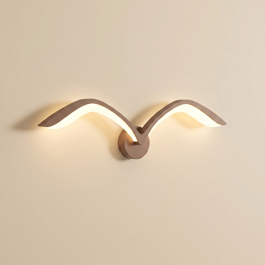 Seagull LED Wall Light – Sculptural Nordic Sconce