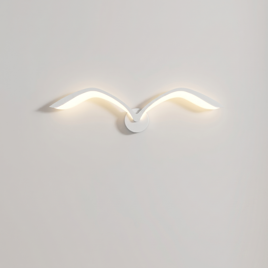 Seagull LED Wall Light – Sculptural Nordic Sconce