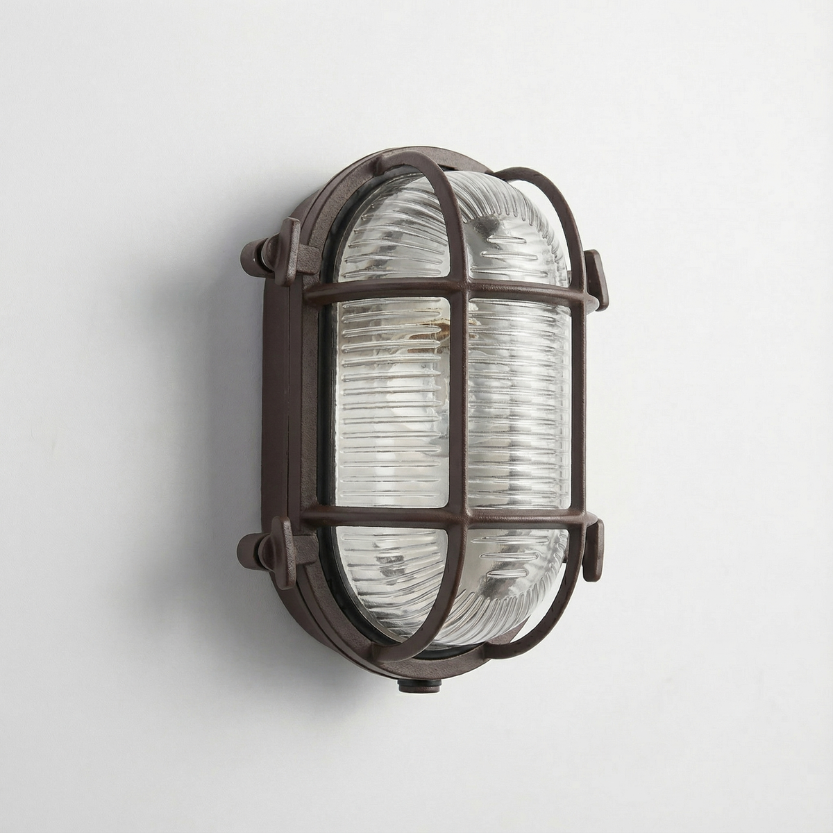 Industrial Outdoor Wall Light – Waterproof Cage Sconce