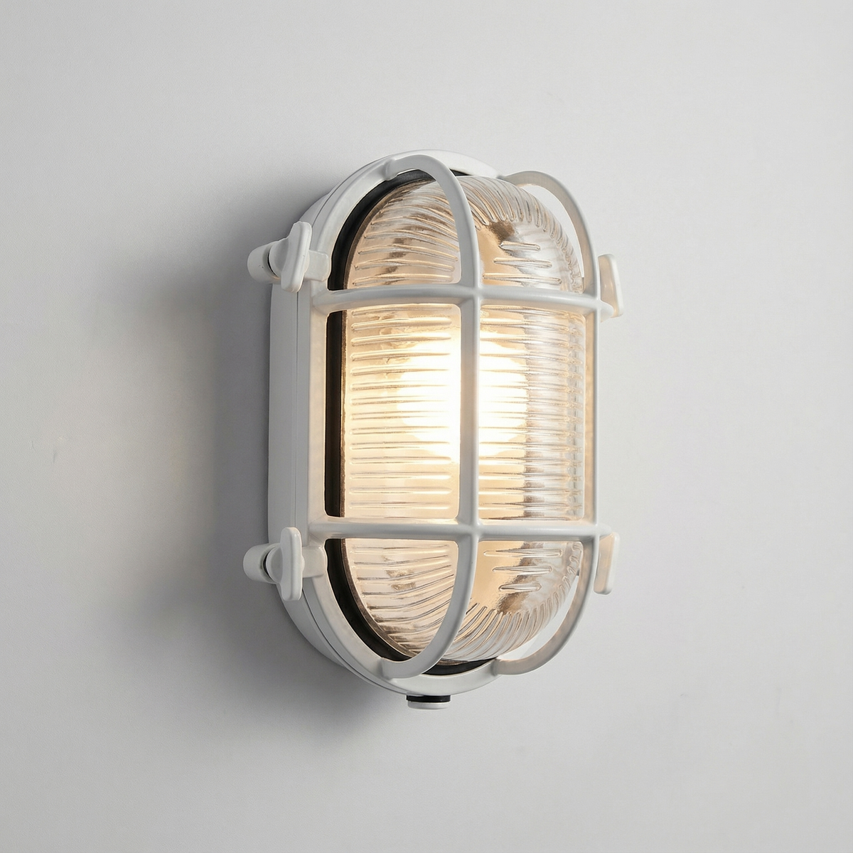Industrial Outdoor Wall Light – Waterproof Cage Sconce